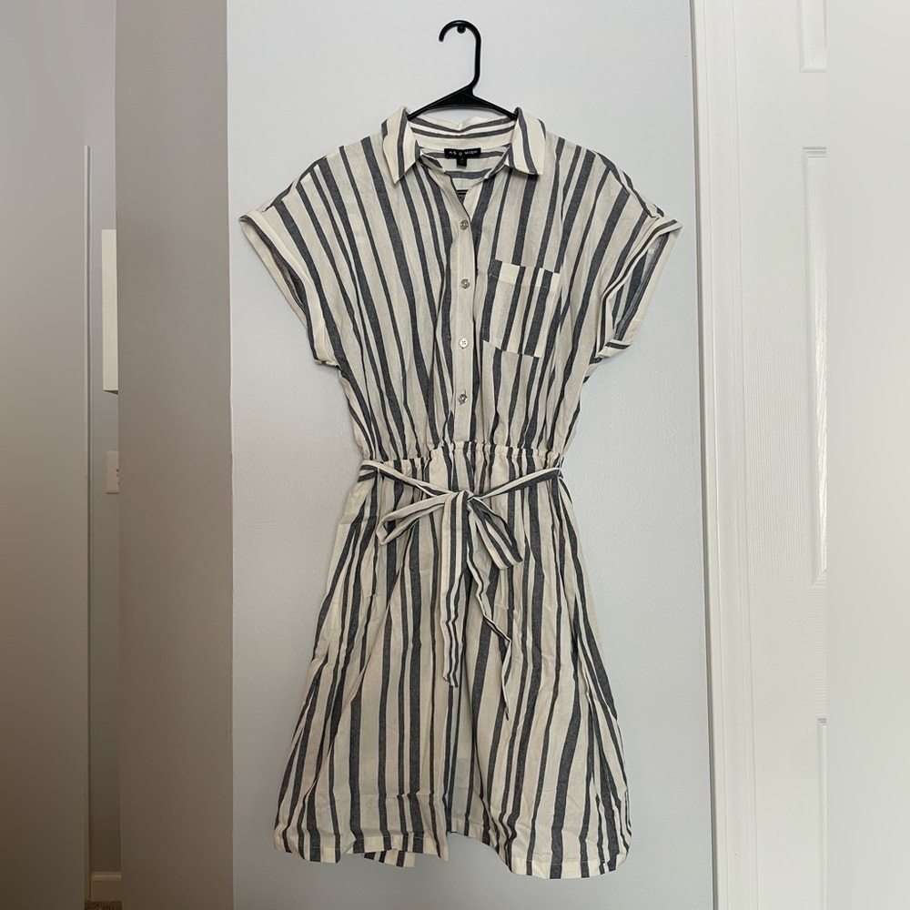 Pinstripe Dress